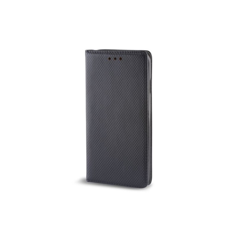 Housse portefeuille avec effet grainé Noir pour Samsung Galaxy Xcover 3 photo 1