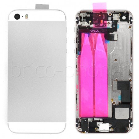 Coque arrière pour iPhone SE Argent photo 2