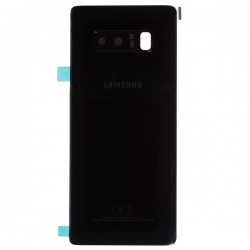 Vitre arrière pour Samsung Galaxy Note 8 Noir Carbone photo 2