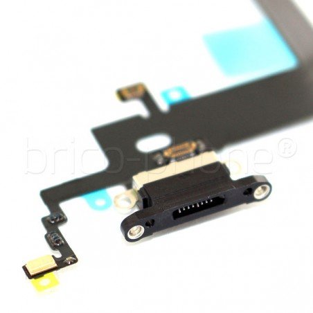 Connecteur de charge noir pour iPhone X photo 5