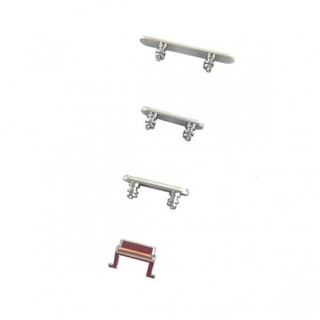 Lot de boutons Argent pour iPhone X photo 4