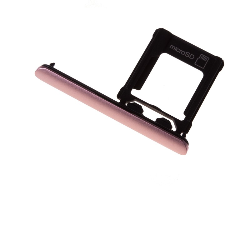 Cache et Rack tiroir carte SD Rose pour Sony Xperia XZ1 et XZ1 Dual photo 2