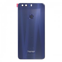 Vitre arrière Bleu avec lecteur d'empreinte pour Huawei Honor 8 face avant