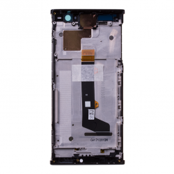 Bloc Ecran Noir avec vitre et LCD sur châssis pour Sony Xperia XA2_photo2