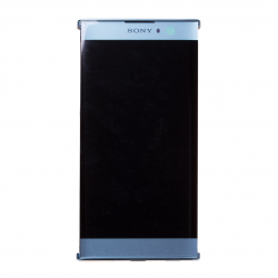 Bloc Ecran bleu avec vitre et LCD sur châssis pour Sony Xperia XA2 photo 3