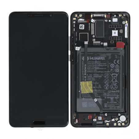 BLoc Ecran Noir COMPLET prémonté sur chassis + batterie pour Huawei Mate 10 b
