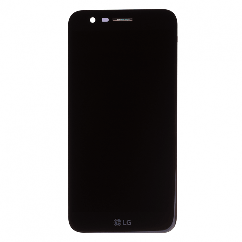 Bloc Ecran Noir prémonté sur châssis avec vitre et LCD pour LG K10 2017 photo 2