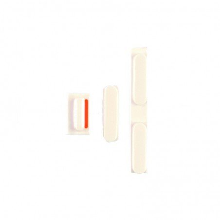 Lot de boutons pour iPhone 5C Blanc photo 2