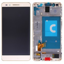 Ecran Or COMPLET (vitre + LCD) prémontés sur chassis pour Huawei Honor 7 photo