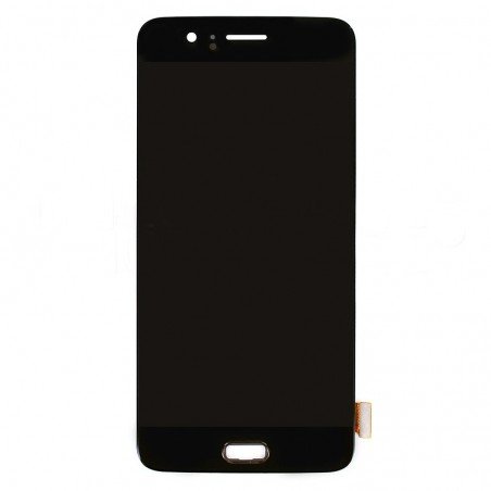 Ecran Noir Amoled et vitre prémontés pour Pour One Plus 5 photo 2b