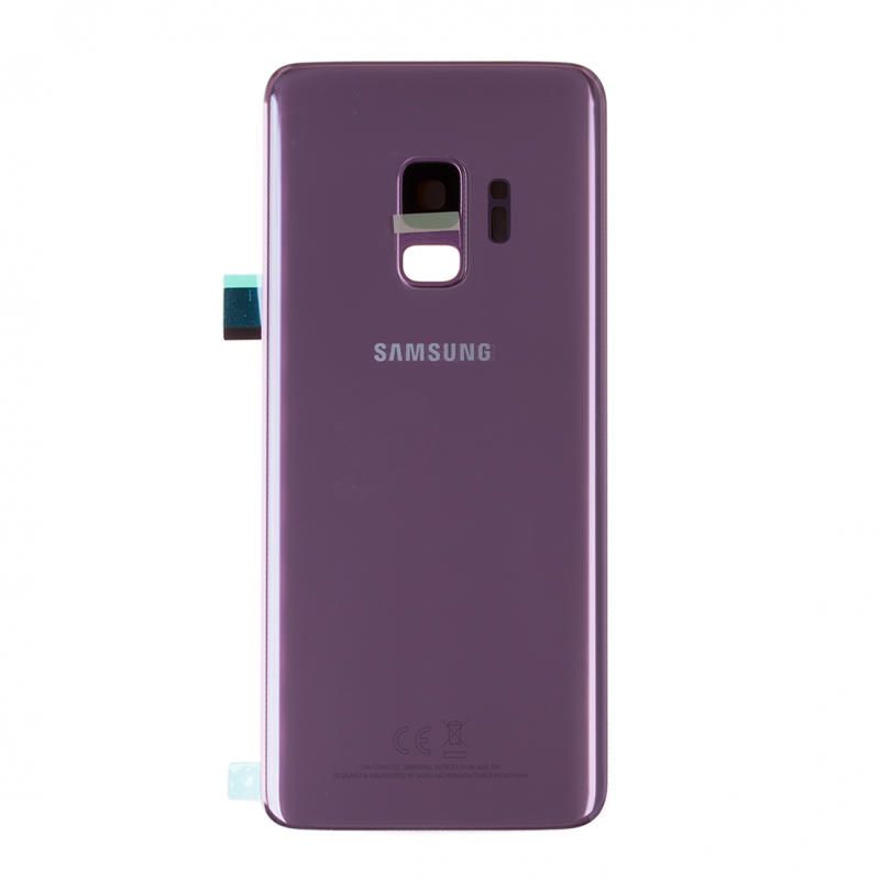 Vitre arrière pour Samsung Galaxy S9 Violet Orchidée photo 1