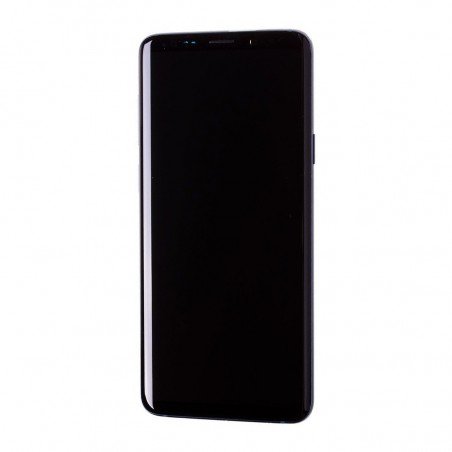 Bloc Ecran Amoled et vitre prémontés sur châssis pour Galaxy S9 Plus Bleu Océan photo 2