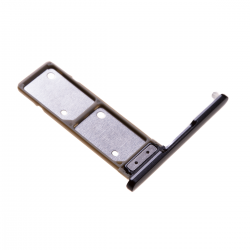 Rack tiroir pour 2 cartes SIM pour Sony Xperia XA2 Ultra Dual Noir
