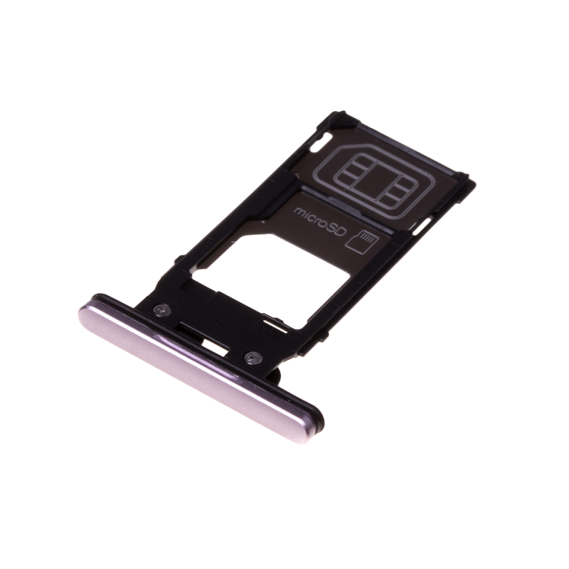 Rack tiroir cartes SIM et SD Rose pour Sony Xperia XZ2 Photo 1