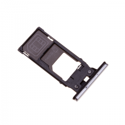Rack tiroir cartes SIM et SD argent pour Sony Xperia XZ2 Photo 2