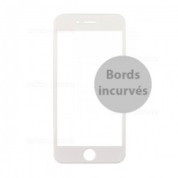 Protecteur en verre trempé blanc INCURVE pour iPhone 7 photo 2