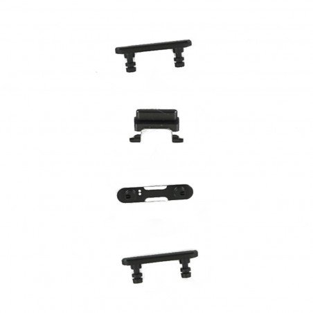 Lot de 4 boutons pour iPhone 8 Gris sidéral Photo 2