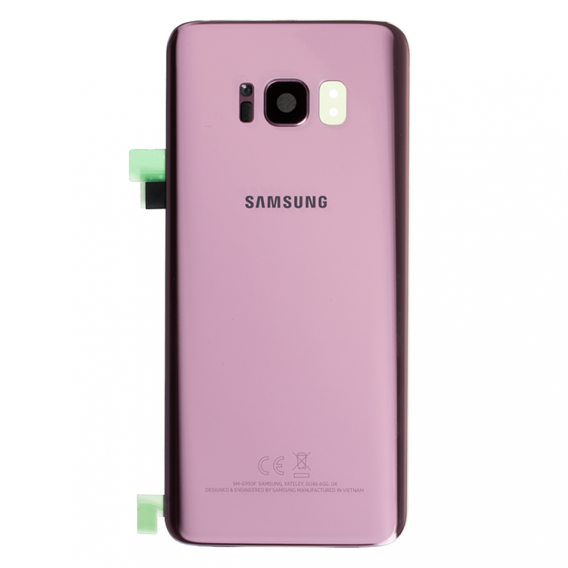 Vitre arrière pour Samsung Galaxy S8 Rose Poudré Photo 1
