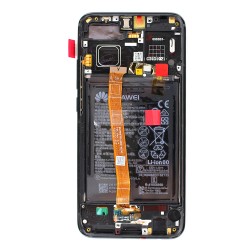 Bloc écran Noir COMPLET prémonté sur châssis + batterie pour Huawei Honor 10 photo 4