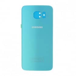 Vitre arrière Bleu pour Samsung Galaxy S6 Face