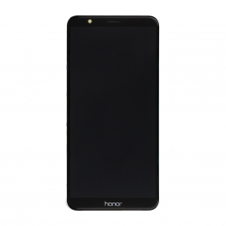 Ecran Noir COMPLET prémonté sur châssis avec batterie pour Huawei Honor 7X photo 2