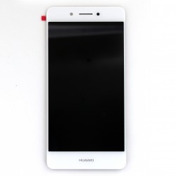 Ecran Blanc avec vitre et LCD pour Huawei Honor 6C Photo 1