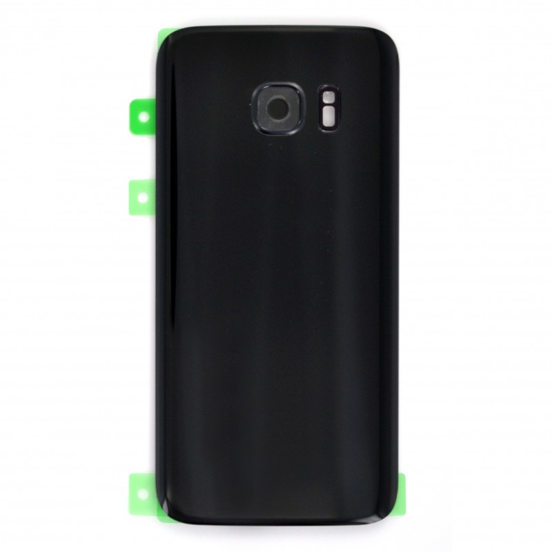 Vitre Arrière Noire compatible pour Samsung Galaxy S7 Photo 1