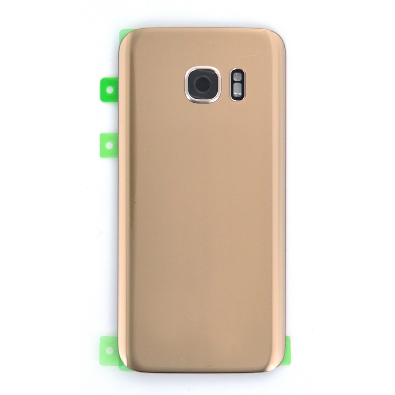 Vitre Arrière Or compatible pour Samsung Galaxy S7 Photo 1