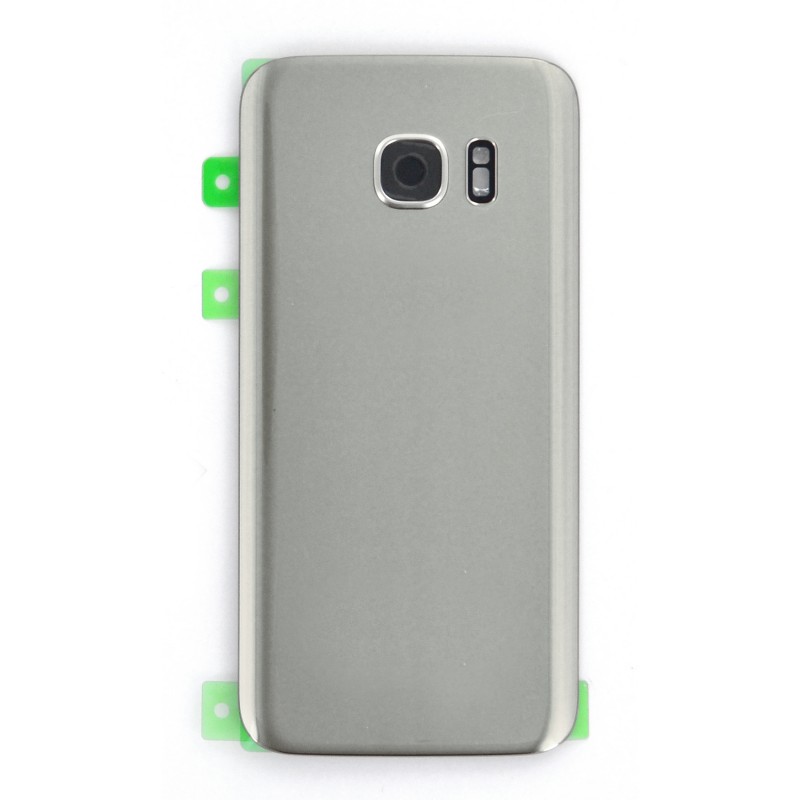 Vitre Arrière Argent compatible pour Samsung Galaxy S7 Photo 1