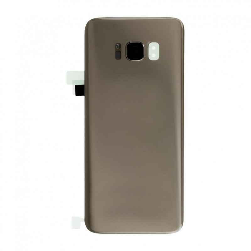 Vitre arrière compatible pour Samsung Galaxy S8 Or Photo 1