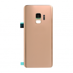 Vitre arrière compatible pour Samsung Galaxy S9 Or Photo 1