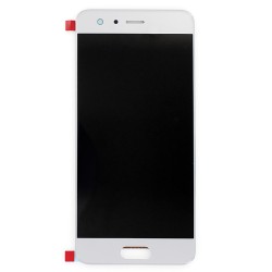 Ecran Blanc avec vitre et LCD prémonté pour Huawei Honor 9 Photo 1