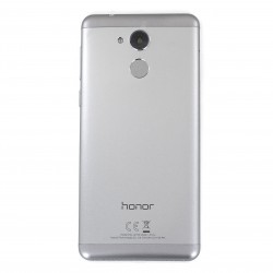 Coque arrière Grise avec lecteur d'empreinte pour Huawei Honor 6C Photo 1