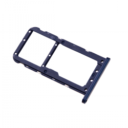 Rack tiroir cartes SIM et SD Bleu pour Huawei P20 Lite Photo 2