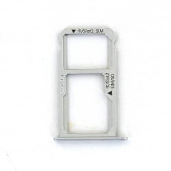 Rack tiroir carte SIM et SD Blanc pour Huawei Mate 9 Photo 1