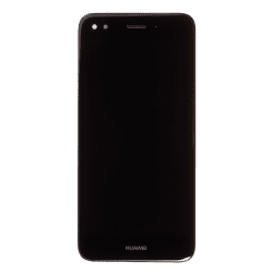 Bloc écran Noir COMPLET prémonté sur chassis + batterie pour Huawei Y6 Pro 2017 Photo 2