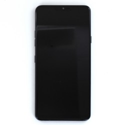 Bloc Ecran avec vitre et LCD prémontés sur châssis pour LG G7 ThinQ Noir photo 1