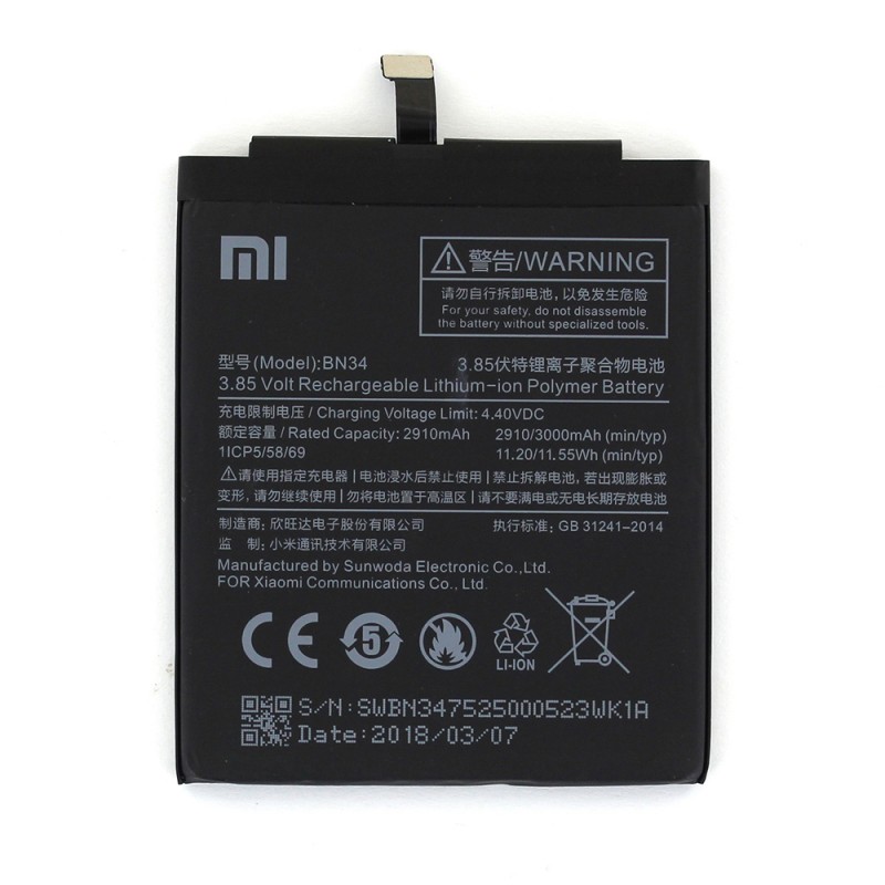 Batterie pour Xiaomi Redmi 5A Photo 1