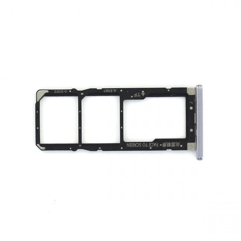 Rack tiroir cartes Double SIM et SD pour Xiaomi Redmi S2 Argent Photo 1