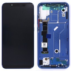 Bloc Ecran Bleu COMPLET prémonté sur chassis pour Xiaomi Mi 8 Photo 1
