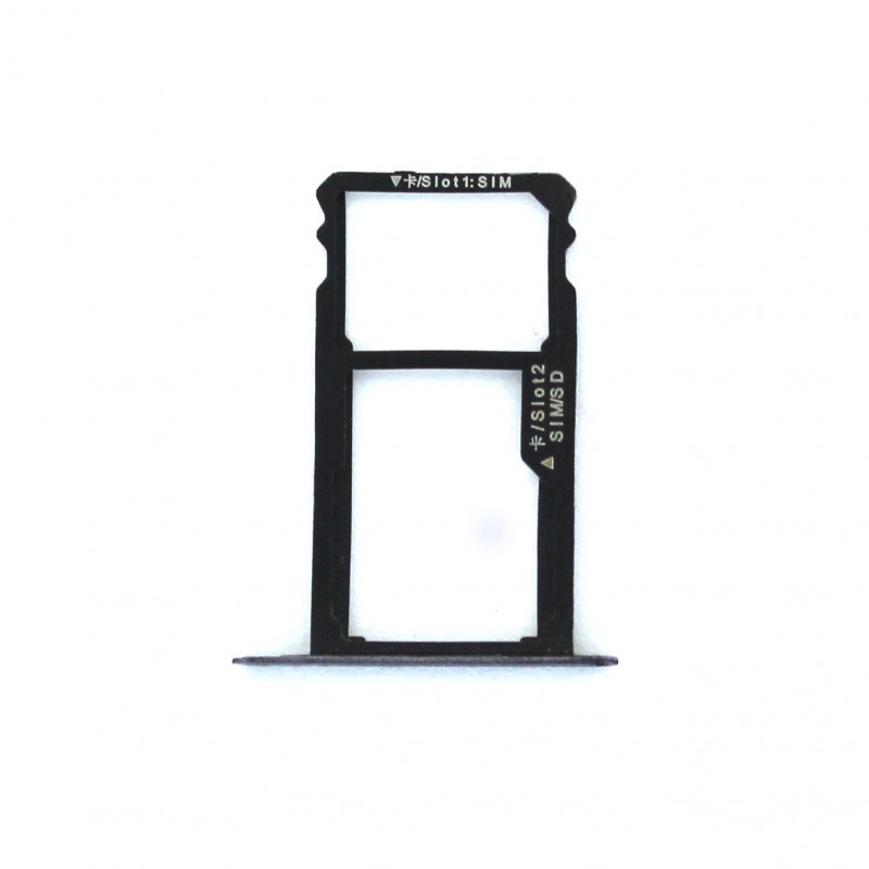 Rack tiroir carte SIM et SD Noir pour Huawei Honor 7 Photo 1
