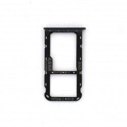 Rack tiroir carte SIM et SD Noir pour Huawei Honor 7X Photo 1
