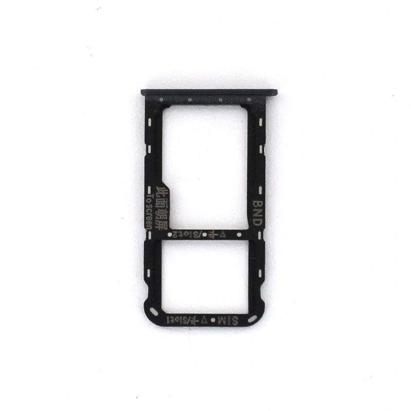 Rack tiroir carte SIM et SD Noir pour Huawei Honor 7X Photo 1