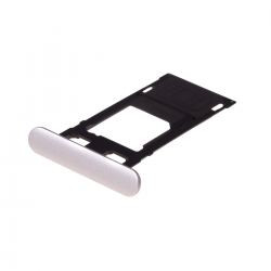 Rack tiroir cartes SIM et SD Argent pour Sony Xperia XZS Photo 2