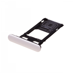 Rack tiroir cartes SIM et SD Argent pour Sony Xperia XZS Photo 1