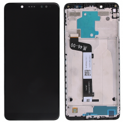 Bloc Ecran Noir prémonté sur chassis pour Xiaomi Redmi Note 5 Photo 1