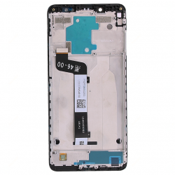 Bloc Ecran Noir prémonté sur chassis pour Xiaomi Redmi Note 5 Photo 3