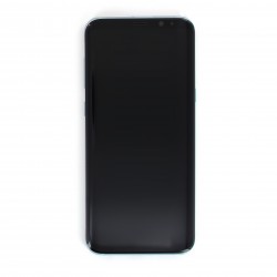 Bloc Ecran Amoled et vitre prémontés sur châssis pour Galaxy S8 Plus Bleu Océan Photo 2