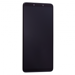 Bloc Ecran noir avec vitre + Amoled pour Samsung Galaxy A9 2018 Photo face