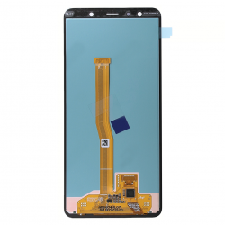 Ecran noir avec vitre + Amoled pour Samsung Galaxy A7 2018 photo 2